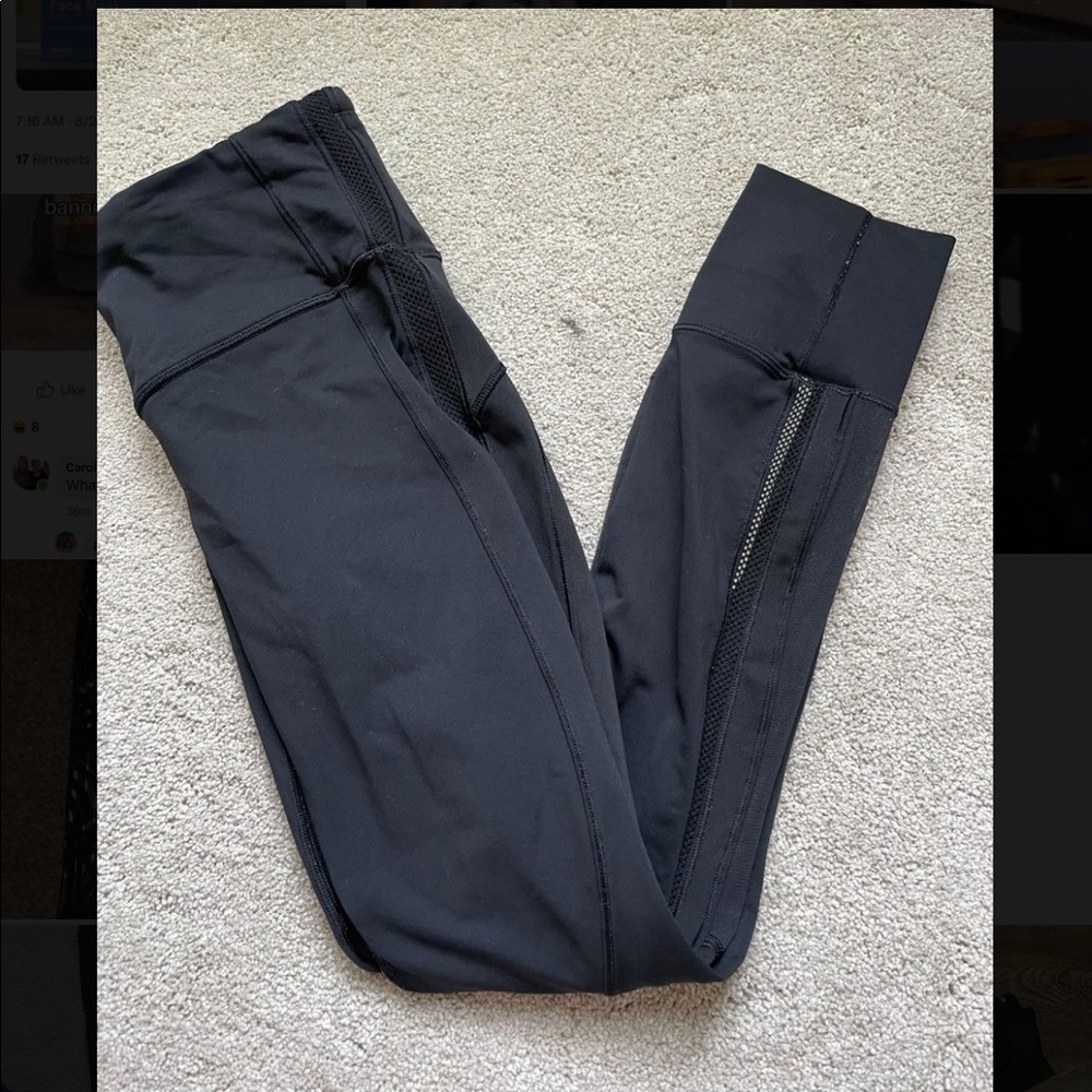 Lulu lemon mesh leggings